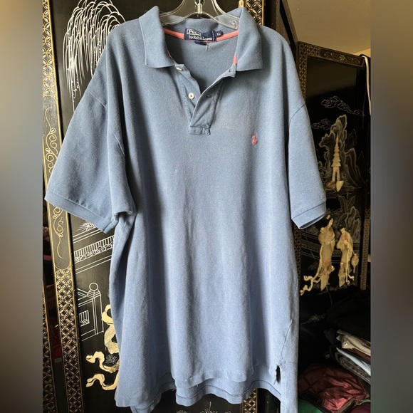 Ralph Lauren Blue Polo Shirt Classic Style - Picture 2 of 10